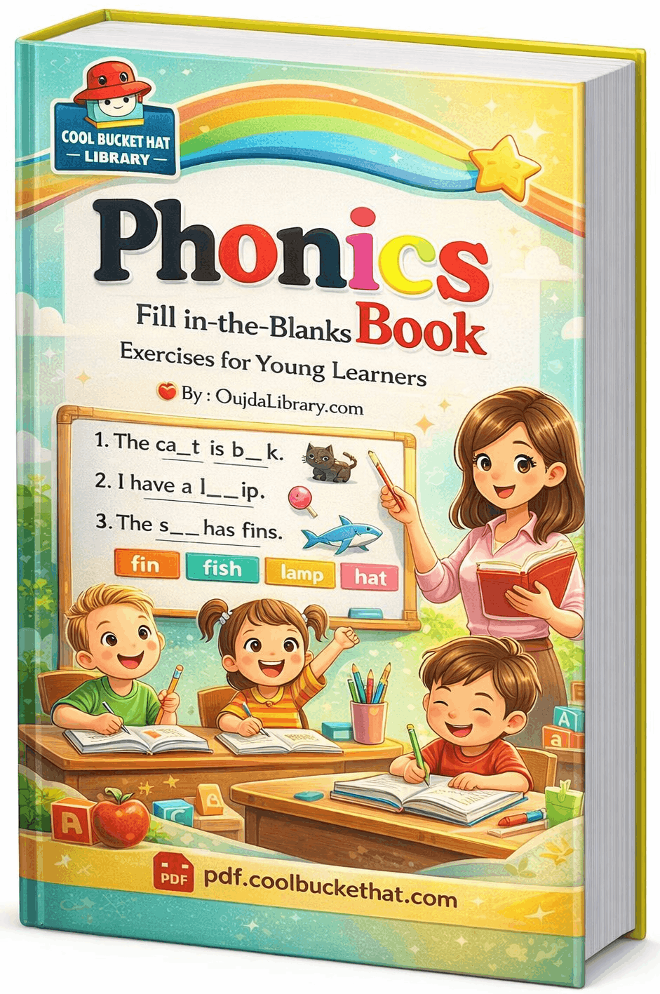 Phonics Book Fill in the-Blanks Exercises for Young Learners